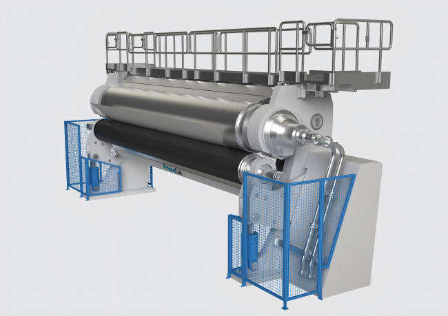 Rubber Coated Calender Roller Manufacturer Soft Nip Calendar Roll