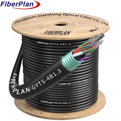 High Quality Fiber Optic Cable Multi Tube Single Armored GYTS