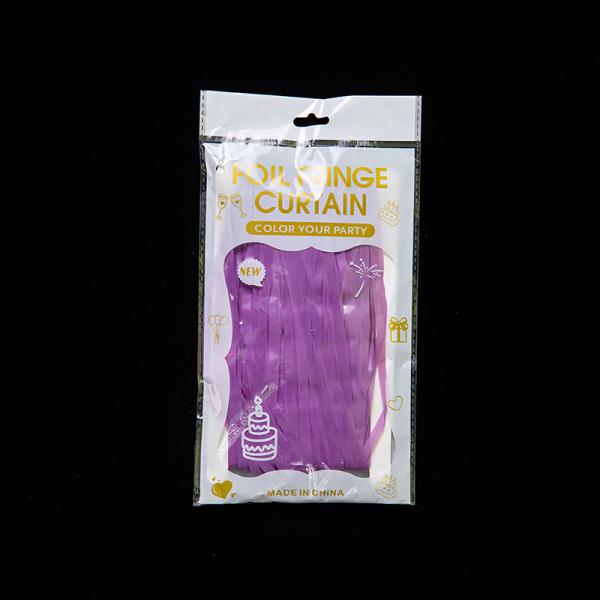 PET Waterproof Anti Bacterial Colorful Fringe Backdrop For Party Decoration Modern Macaron Color