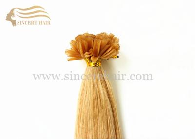 Keratin Fusion Hair Extensions - 22 Golden Blonde Italian Keratin Fusion U Tip Hair Extensions 1.0 G / Strand For Sale