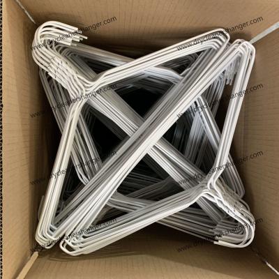 Home Plastic Coated Wire Hanger For All Types Of Clothing Loading Capacity 650 Cartons / 20ft Container