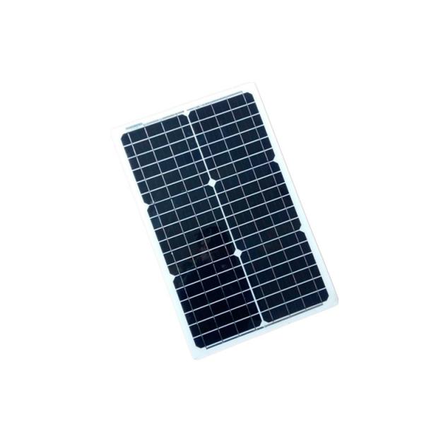 Photovoltaic Flexible Monocrystalline Solar Panel 25W 12V For Outside Street Light
