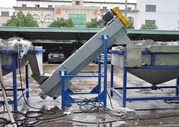 EVA HDPE Plastic Washing Line Custom Color Capacity 150-200 Kg/H High Automatic Level