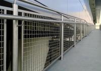 30%-60% fio arquitetónico Mesh Stair Railing da malha 0.5mm-4.0mm do metal da zona aberta