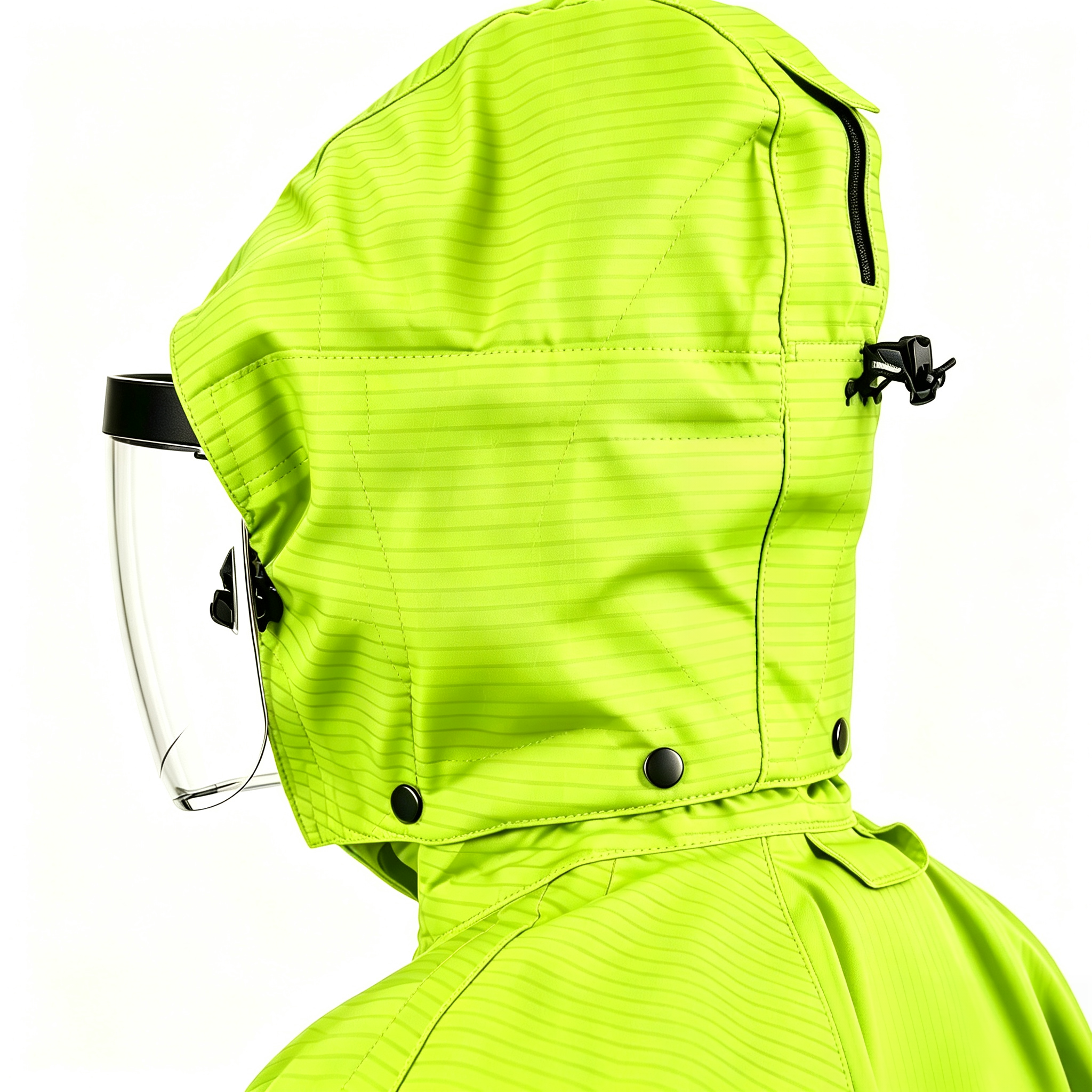 Lightweight Safety Waterproof Jacket Impact Resistant High Visibility Work Jacket Full Upper Body