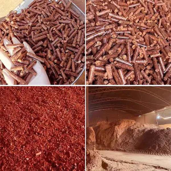 Wood Pellets 15KG Bags Vertical Ring Die Wood Pellet Mill With 1-5 T/H Capacity