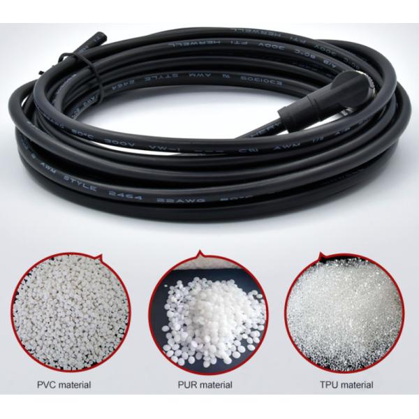 Электрический Пин М8 3 код водонепроницаемый разъем мужской женский прямоугольный локоть Пвк Пур силовой кабель