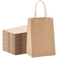 Caixa de presente de papel kraft com alças