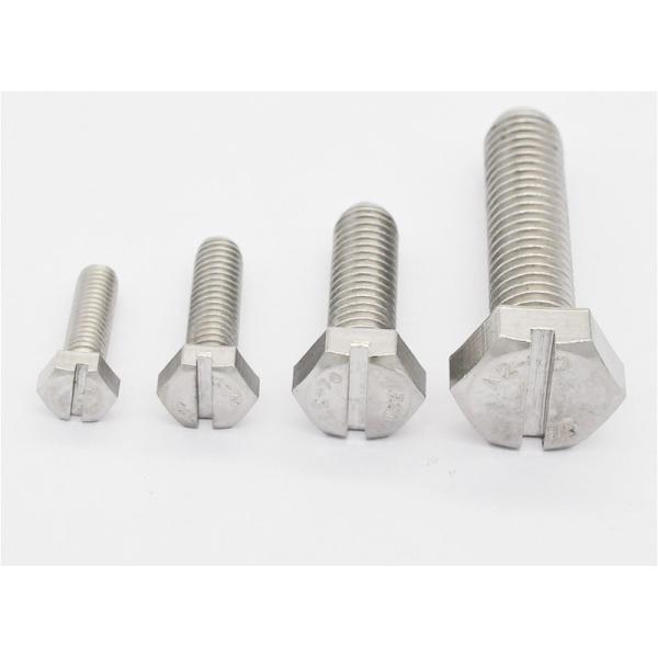 Stainless Steel GB/T 29.1 Hex Bolt With Slot On Head Hexagon Screwts With Recess