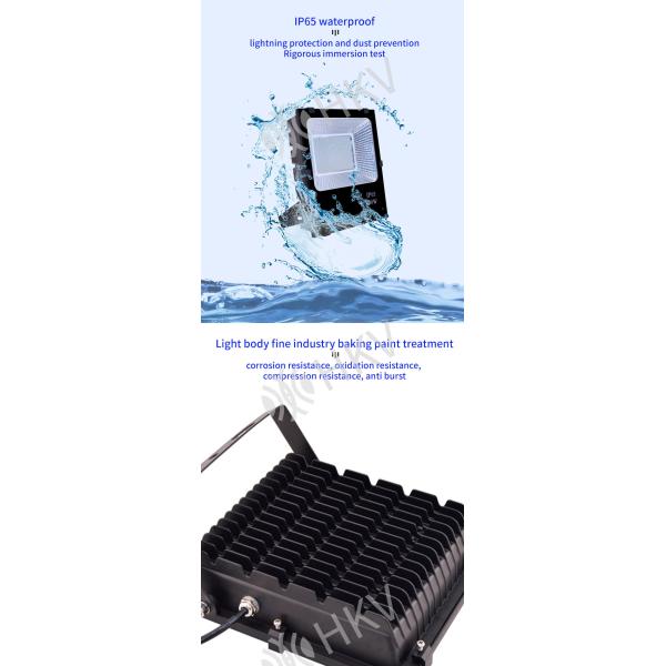 Black Adjustable Outdoor Waterproof Light 10/30/50/100/150/200W Exterior Street Floodlight