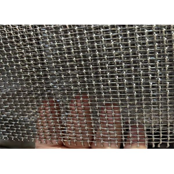 10x10 Aperture 304 316L Stainless Steel Crimped Wire Mesh with Corrosion Resistance for BBQ Grill Support and Custom Processing