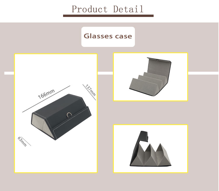 Multipiece бумажный складывая случай Eyeglass для оптически стекел 3pcs