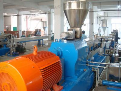 PA66 GF25 Recycling Granules Making Plastic Granulator Inverter Frequency Converter Extruder