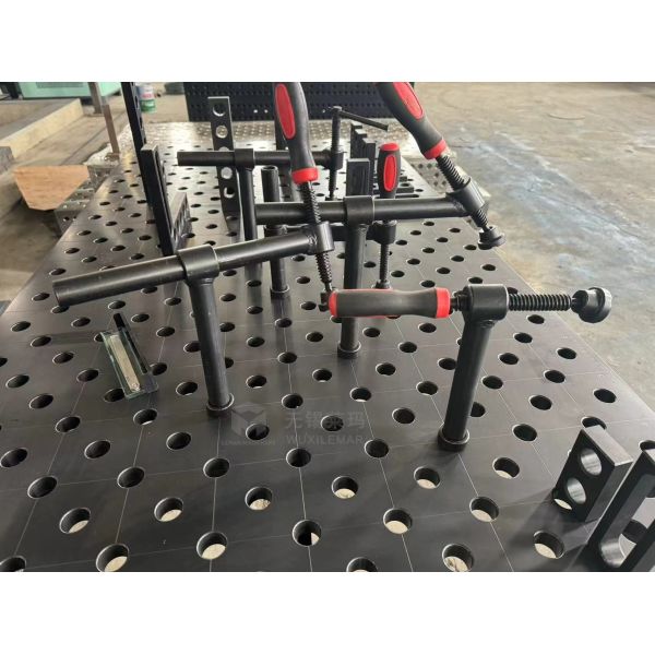 Heavy Duty 10-Inch F Clamp with Non-Slip Grip and Reinforced Cast Iron Body