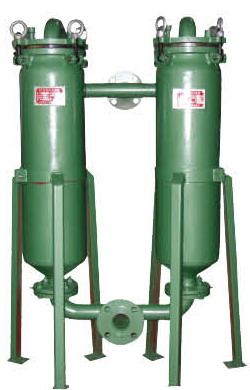 Фильтры давления промышленных мешков двухшпиндельные давят используемые 0.4MPA х