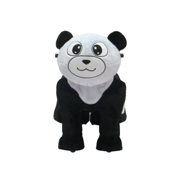 Human Power Plush Walking Horse Toy plush electrical toy animal mechanical ride on horse