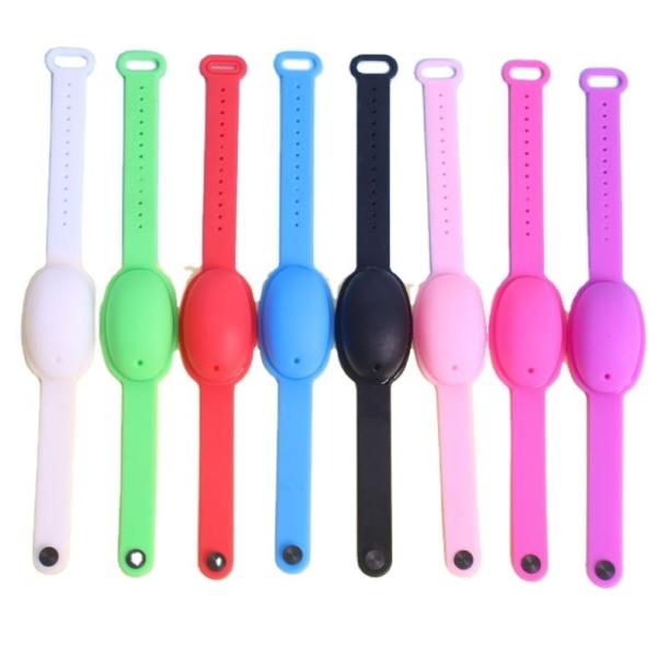 Children's Silicone Portable Liquid Hand Sanitizer Wristband Dispenser GW 0.25KG/PCS