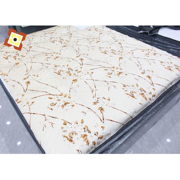 230cm Width Pillow Mattress Quilting Fabric Beige Decor Tear Resistant