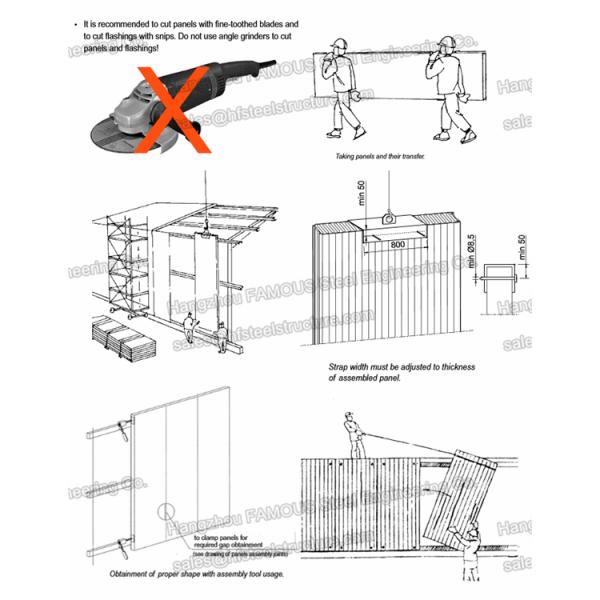 Прочный рифлёный толь PU обшивает панелями термоизоляцию Windproof