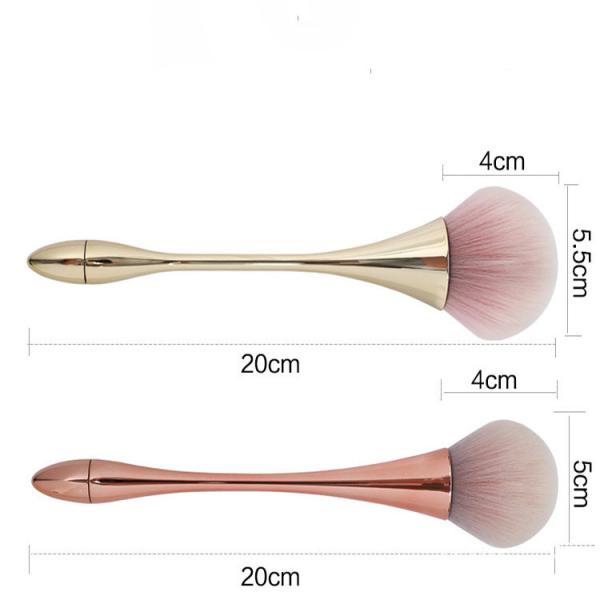 Angular Blush Smudge Flat Synthetic Makeup Brush OEM / ODM Light Weight