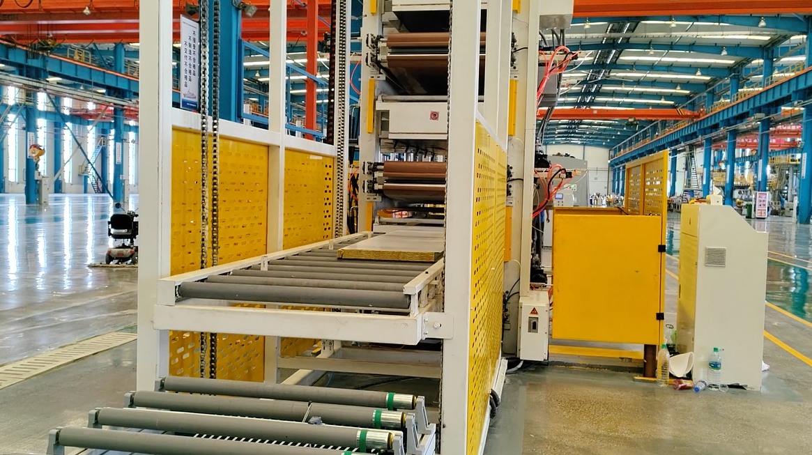 50T Press Fully Automatic Production Line for Marine Insulation Board