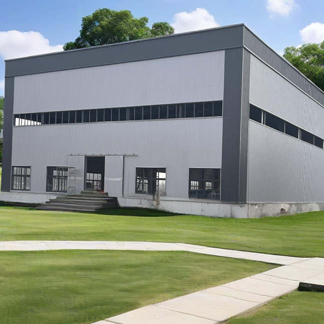 Fast Assembling Steel Warehouse Construction , Light Frame Metal Warehouse Building