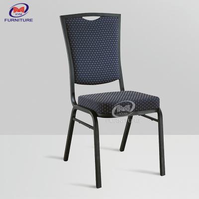 Square Back Blue Steel Hotel Banquet Chair ODM