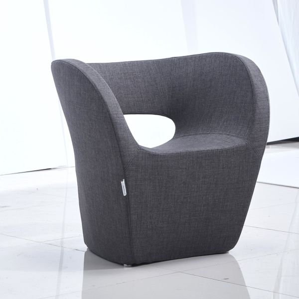 Creative Irregular Modern Leisure Lounge Chair Sofa Bed for Apartment Bedroom Living Room-Steel Frame Eco-Friendly