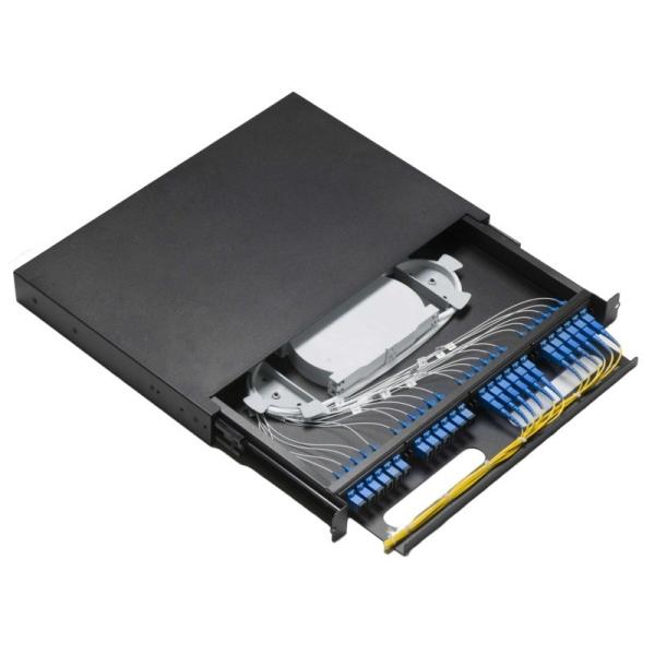 Drawer Type 12 Port 19 inch Idu Idf Rack Mount Sc Fiber Optic Patch Panel ODF for 3G Network