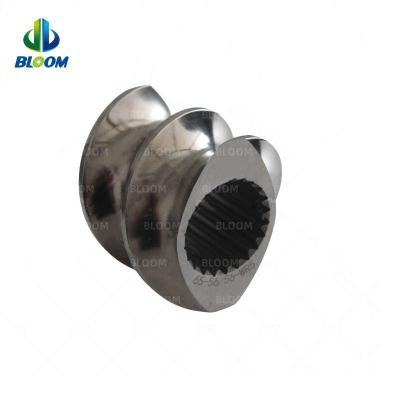 Essential Twin Screw Barrel Operation Masterbatch Spare Parts For Construction Industries Efficient PP PPS Screw Elements