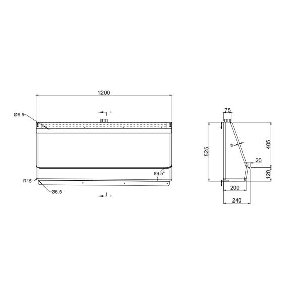 Urinario de fosa montado en la pared de acero inoxidable para fábrica para escuelas, instalaciones deportivas, baños públicos