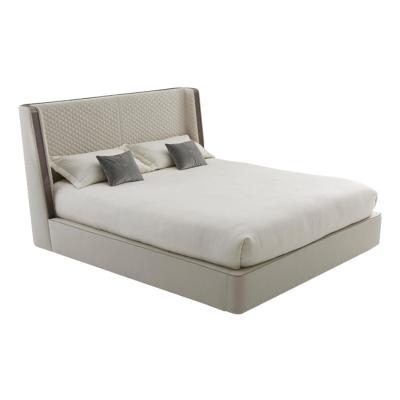 Cama luxuosa moderna luxuosa da tela do rei Bedroom Sets 200cm do couro sintético 1.8m