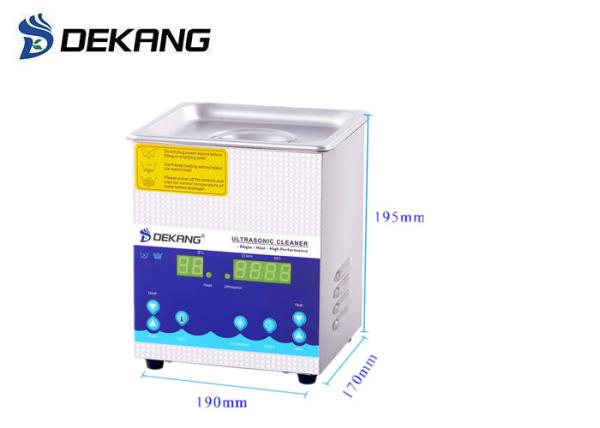 Heater Timer Digital Control Ultrasonic Cleaner 60W For Jewelry Watch Cleaning