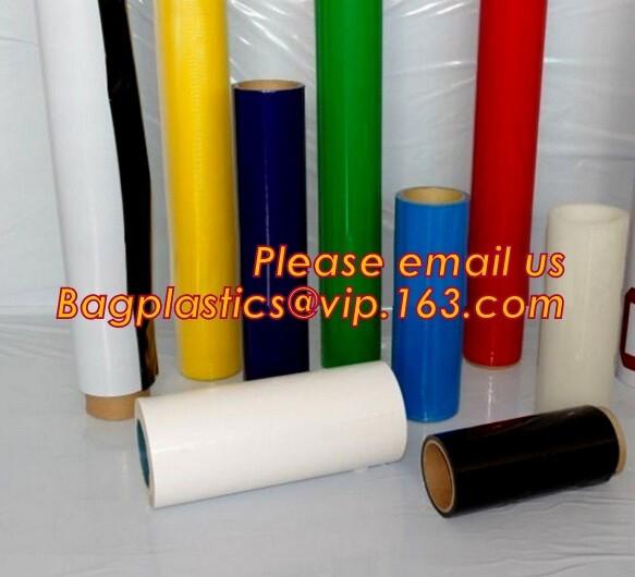 Rigid PET Film coated with PE protective film, white color protective film for car, clear carpet protective film in roll