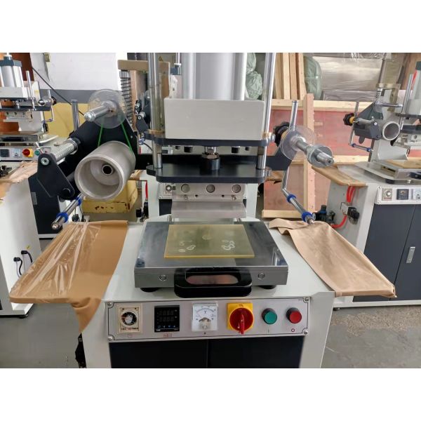Pneumatic Leather PU Paper Logo Hot Press Machine Tipper Stamper Foil Heat Embossing Stamping Machine 750*350*1350mm Made