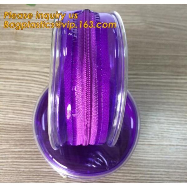 Factory Price Clear Bubble Zipper Bags, Pink Resealable Bubble Bag with Slider Zipper Printed Slider Padded Bag/Silver Z