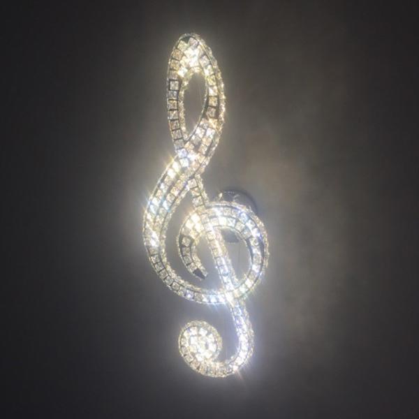 Crystal glass ceiling lights Music Lampshade For Indoor Home Lighting Fixturs (WH-CA-50)