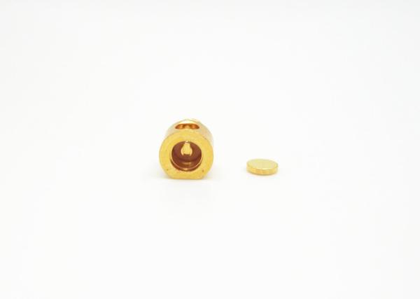 Conector fêmea do RF do ângulo direito, ouro do conector coaxial de SMP RF chapeado