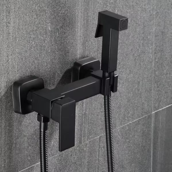 2024 VERTICAL Hand Held Toilet Shower Head Douche Bidet Spray with PVC Water Hose