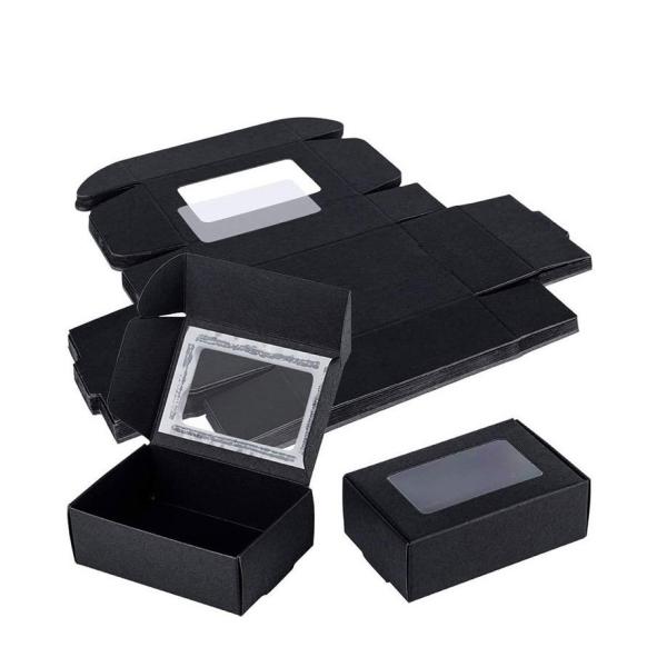 Шампунь Custom Logo Маленький самолет Косметическая складная бумажная упаковка Коробка с прозрачным окном