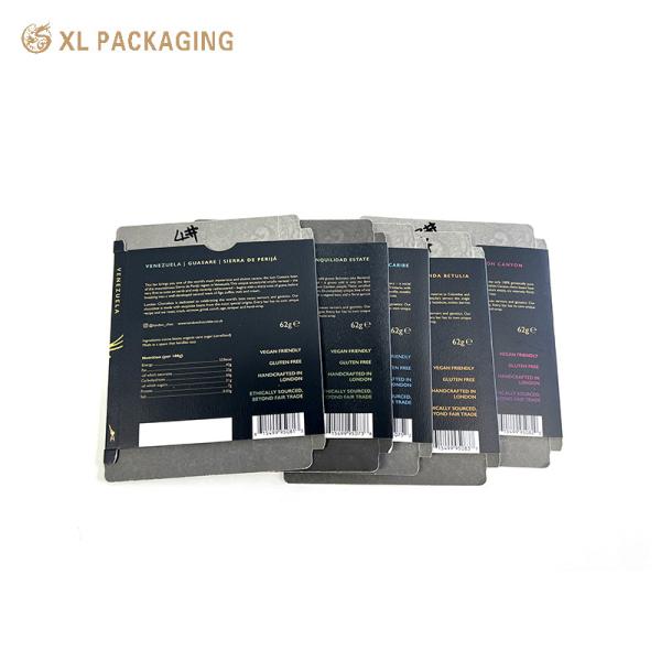 Boîte cadeau en papier pliable de chocolat de mariage Emballage imprimé Logo en relief de qualité alimentaire