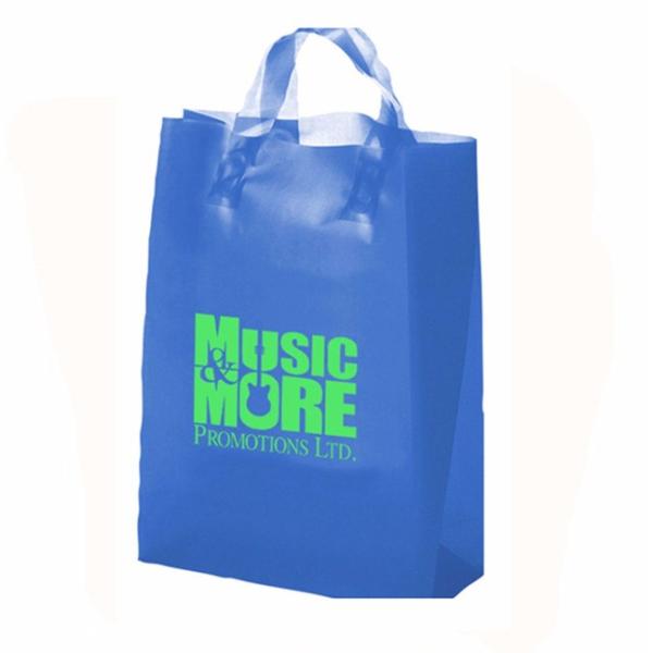 Supermarket clothes shopping plastic hand bag with logo