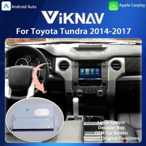 Viknav Linuxシステムデコーダーボックス Apple Android ワイヤレスオート CarPlay トヨタ Tundra 2014-2017