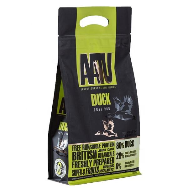 package dry plastic paper k resealable zipper flat bottom 10kg side gusset stand up packing pet food pouch