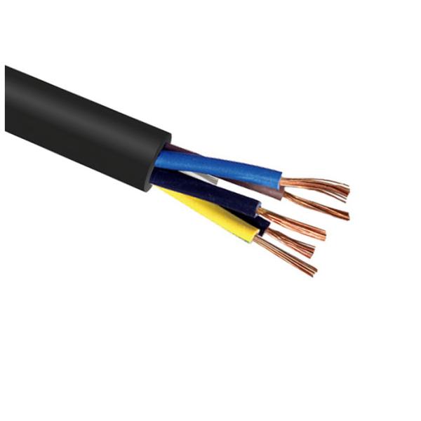 Copper Conducotor Rubber Sheathed Cable , Rubber Electrical Cable 300/300V