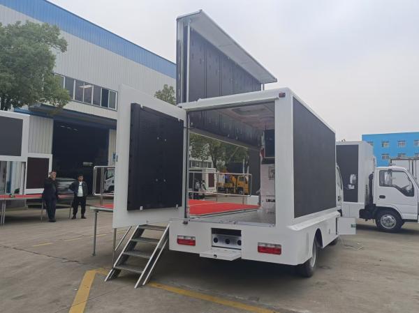 Led Mobile Advertising Vehicle 1500ml Replacement 3 Sides P4 Led Advertising Promotion Truck