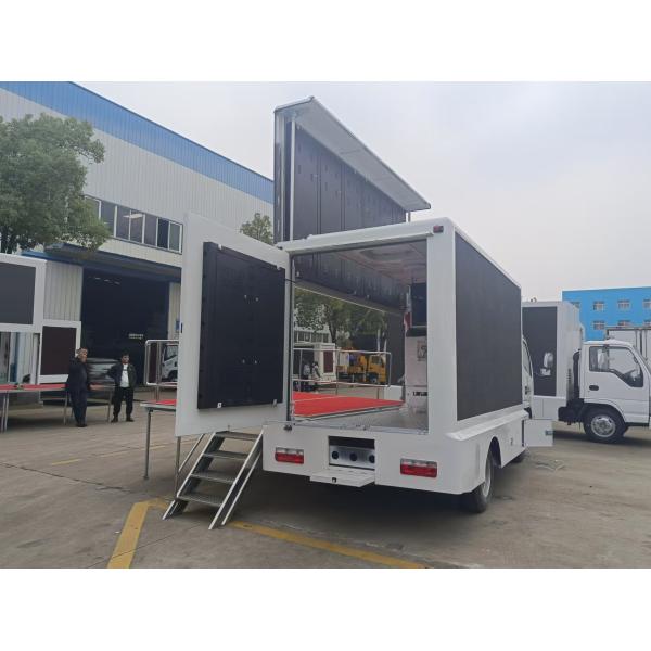 Led Mobile Advertising Vehicle 1500ml Replacement 3 Sides P4 Led Advertising Promotion Truck