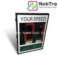 Control de tráfico resistente a la intemperie Rojo y ámbar Signos de límite de velocidad