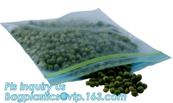 Double track zip loc bag made from food grade material for apple packing, double track zipper apple bag, Gallon Storage