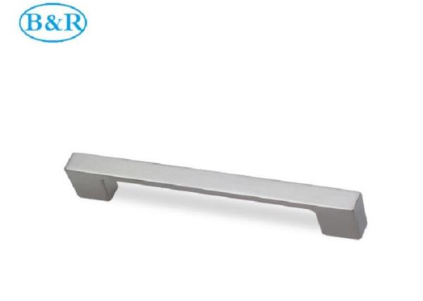 Aluminum Alloy Kitchen Cabinet Handles 128 / 160 Mm Hole Distance